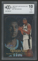 Tim Duncan 1997-98 Flair Showcase Row 1 #5 RC (BCCG 10) at PristineAuction.com