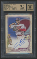 Francisco Lindor 2017 Topps Gypsy Queen Autographs Missing Nameplate #GQAFL #17/35 (BGS 9.5 | Autograph Graded 10) at PristineAuction.com