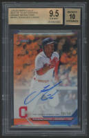 Francisco Lindor 2016 Bowman's Best Best of '16 Autographs Orange Refractors #B16FL #20/50 (BGS 9.5 | Autograph Graded 10) at PristineAuction.com