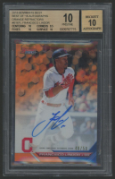 Francisco Lindor 2016 Bowman's Best Best of '16 Autographs Orange Refractors #B16FL #48/50 (BGS 10 | Autograph Graded 10) at PristineAuction.com