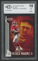 Patrick Mahomes II 2019 SAGE Aspire Silver #ASPPM1 (BCCG 10) at PristineAuction.com