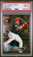 Juan Soto 2018 Topps Chrome Update #HMT55 RC (PSA 10) at PristineAuction.com