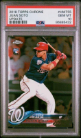 Juan Soto 2018 Topps Chrome Update #HMT55 RC (PSA 10) at PristineAuction.com