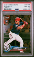 Juan Soto 2018 Topps Chrome Update #HMT55 RC (PSA 10) at PristineAuction.com