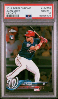 Juan Soto 2018 Topps Chrome Update #HMT55 RC (PSA 10) at PristineAuction.com