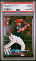 Juan Soto 2018 Topps Chrome Update #HMT55 RC (PSA 10) at PristineAuction.com
