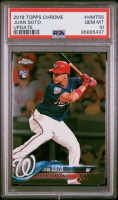 Juan Soto 2018 Topps Chrome Update #HMT55 RC (PSA 10) at PristineAuction.com