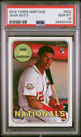 Juan Soto 2018 Topps Heritage #502 RC (PSA 10) at PristineAuction.com
