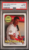 Juan Soto 2018 Topps Heritage #502 RC (PSA 8) at PristineAuction.com