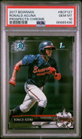Ronald Acuna 2017 Bowman Chrome Prospects #BCP127 RC (PSA 10) at PristineAuction.com