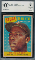 Hank Aaron 1958 Topps #488 AS (BCCG 8) at PristineAuction.com