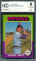 George Brett 1975 Topps #228 RC (BCCG 8) at PristineAuction.com