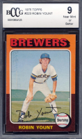 Robin Yount 1975 Topps #223 RC (BCCG 9) at PristineAuction.com