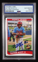 Victor Scott II Signed 2023 Choice Peoria Chiefs #28 RC (PSA Authentic) at PristineAuction.com