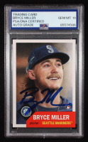 Bryce Miller Signed 2023 Topps Living #672 RC (PSA | Autograph Graded 10) at PristineAuction.com