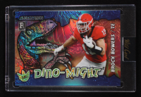 Brock Bowers 2023 Wild Card Alumination Dino-Might Blue #ADBB RC #1/3 at PristineAuction.com