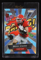 Brock Bowers 2023 Wild Card Alumination Comix Rookie Card Edition Rainbow Blue/Blue #ACBB RC #21/75 at PristineAuction.com