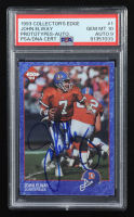 John Elway Signed 1993 Collector's Edge Prototypes #1 (PSA 10 | Auto 9) at PristineAuction.com