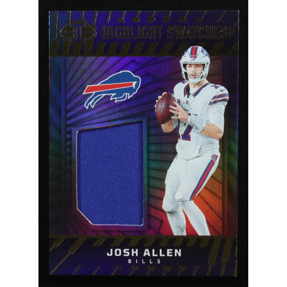 Josh Allen 2024 Panini Illusions Highlight Swatches #7 at PristineAuction.com