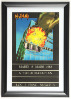 1983 "Def Leppard" France Tour Custom Framed Poster at PristineAuction.com