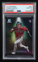 Corbin Carroll 2023 Bowman Chrome Bowman Spotlights #BS1 RC (PSA 10) at PristineAuction.com
