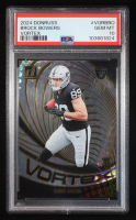 Brock Bowers 2024 Donruss Vortex #3 RC (PSA 10) at PristineAuction.com