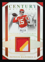 Patrick Mahomes II 2023 Panini National Treasures Century Materials Holo Gold #81 #04/10 at PristineAuction.com