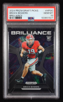 Brock Bowers 2024 Panini Prizm Draft Picks Brilliance #22 RC (PSA 10) at PristineAuction.com