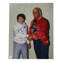 Hulk Hogan & Pete Rose Dual-Signed & Inscribed 16x20 Photo (Beckett) at PristineAuction.com