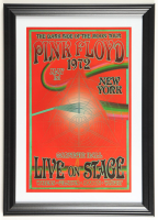 1972 "Pink Floyd: The Dark Side of the Moon" New York Concert Custom Framed Poster at PristineAuction.com