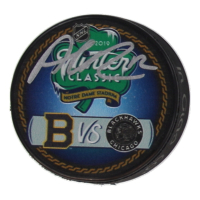 Alex Debrincat Signed 2019 Winter Classic Logo Hockey Puck (JSA) at PristineAuction.com