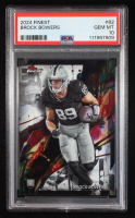 Brock Bowers 2024 Finest #82 RC (PSA 10) at PristineAuction.com