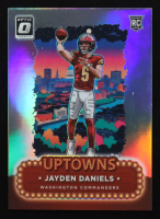 Jayden Daniels 2024 Donruss Optic Uptowns #2 RC at PristineAuction.com