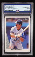 Don Mattingly Signed 1990 Leaf #69 (PSA Authentic) at PristineAuction.com