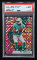Tua Tagovailoa  2020 Panini Mosaic Mosaic Camo Pink #203 RC (PSA 10) at PristineAuction.com
