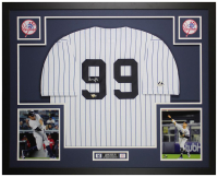 Aaron Judge Signed Custom Framed Jersey Display (Fanatics) at PristineAuction.com