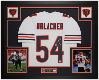 Brian Urlacher Signed Custom Framed Jersey Display Inscribed "HOF 18" (Beckett) at PristineAuction.com