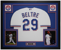 Adrian Beltre Signed Rangers Custom Framed Nike Authentic Jersey Display (JSA) at PristineAuction.com