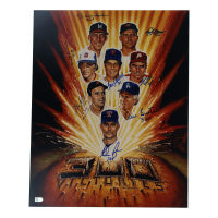 "300 Victories" Signed 16x20 Photo By (8) With Nolan Ryan Warren Spahn, Tom Seaver, Gaylord Perry With Total Wins Inscriptions (PSA) at PristineAuction.com