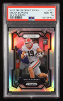 Brock Bowers 2024 Panini Prizm Draft Picks Prizms Silver #107 RC (PSA 10) at PristineAuction.com