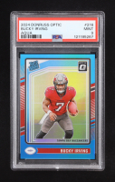 Bucky Irving 2024 Donruss Optic Aqua #216 RR #211/299 RC (PSA 9) at PristineAuction.com