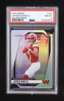 Jayden Daniels 2024 Panini Prizm Silver #347 RC (PSA 8) at PristineAuction.com
