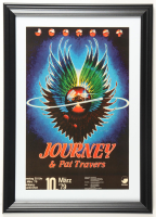 1979 "Journey & Pat Travers" Germany Concert Custom Framed Poster at PristineAuction.com