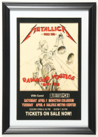 1988 "Metallica" World Tour Custom Framed Poster at PristineAuction.com