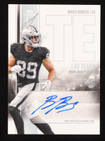 Brock Bowers 2024 Topps Signature Class Rookie Autographs #RCA-BB Class I RC at PristineAuction.com