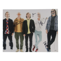 "The National" 11x14 Photo Signed By (5) with Matt Berninger, Aaron Dessner, Bryce Dessner, Bryan Devendorf & Scott Devendorf (JSA) at PristineAuction.com