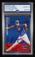 Orion Kerkering Signed 2023 Choice Clearwater Threshers #14 RC (PSA | Autograph Graded 10) at PristineAuction.com