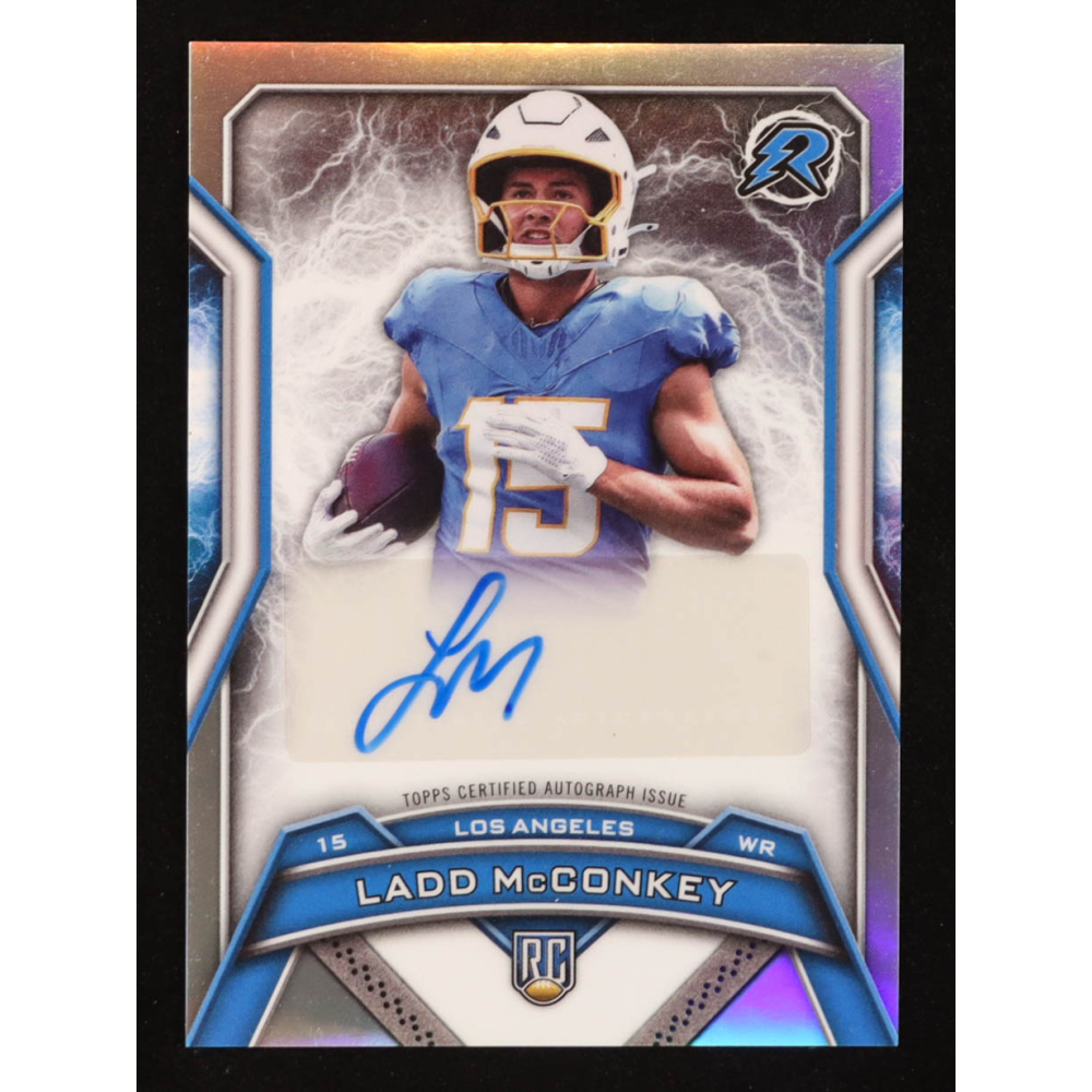 Ladd McConkey 2024 Topps Resurgence Resurgence Rookie Signatures #RRSLM RC at PristineAuction.com