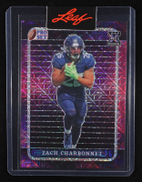 Zach Charbonnet 2023 Leaf Pro Set Metal Mojo Purple Pre-Production Proof #NNO RC #1/1 at PristineAuction.com