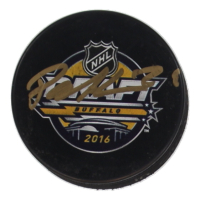 Patrik Laine Signed 2016 NHL Draft Logo Hockey Puck (Beckett) at PristineAuction.com